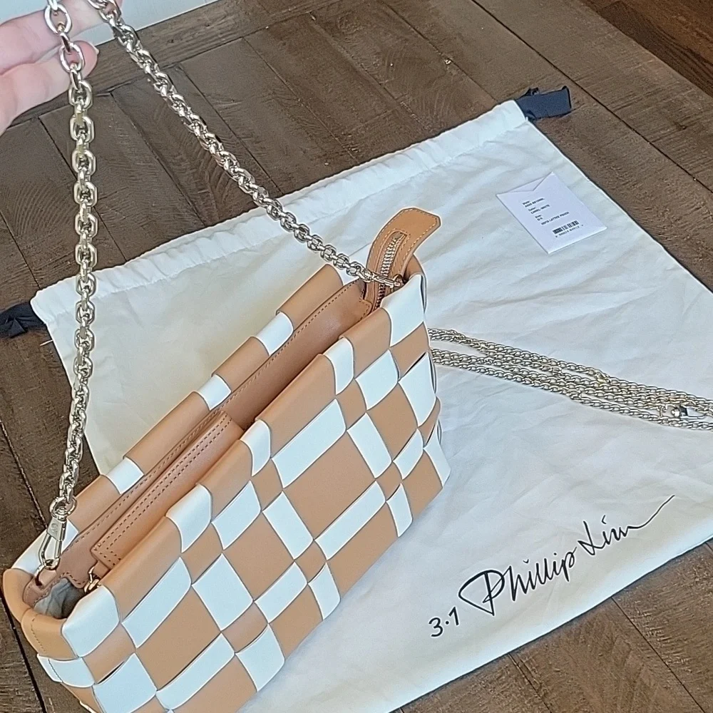 3.1 Phillip Lim Odita Lattice Woven Leather Bag